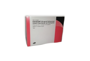 EQUAGAM 50 MG/ML INFUZYONLUK COZELTI HAZIRLAMAK ICIN KONSANTRE